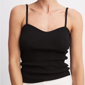 Never worn Na-Kd fine knitted heart shape top! Size S